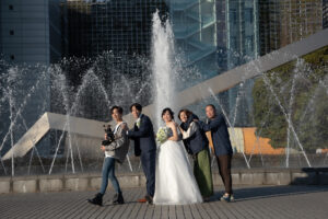 名古屋ので人気の格安洋装ロケーションフォトウェディング前撮り家族写真無料