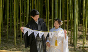 徳川園＆東山植物園和装ロケーション前撮りレポ《ウェディングフォト》