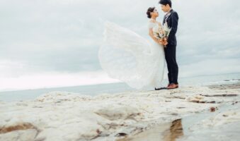 野間灯台洋装ロケーション前撮りレポ《海でウェディングフォト》