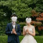 フラリエで前撮りウェディングフォト・風船プロップス